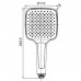 Лійка для душу KR KP-0402-01 (3 функції) (KR4983) Лійка для душу KR KP-0402-01 (3 функції) (KR4983)