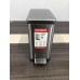 Відро для сміття з плавним закриванням прямокутне KR TC-010210-02 10 л колір неіржавка сталь (KR5597)
