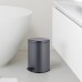 Відро для сміття з плавним закриванням овальне Mix Premium Olivary-TC0105 Graphite 5 л колір графіт (MI7063)