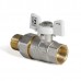 Кран з американкою 1/2" (Kr KR.227.W) білий (KR0015) Кран з американкою 1/2" (Kr KR.227.W) білий (KR0015)