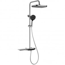 Душова колона з термостатичним змішувачем MIXXUS PREMIUM SPACE-009-J CHROME з кнопковим перемикачем, 3