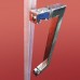Двері в нішу KR SR SD02-140x200-TR-01 прозоре скло Easy Clean 8 мм, хром (KR5383)