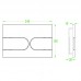 Панель змиву KR KT-0604-05 240x160x10mm пластикова, заокруглена кнопка (KR5324) Панель змиву KR KT-0604-05 240x160x10mm пластикова, заокруглена кнопка (KR5324)