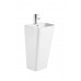 Раковина моноблок Mixxus STYLE-1101 з отвором під змішувач і переливом 440х380х830mm (MI6696)