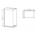 Душова перегородка Mix Premium FLAT SP01-100x200-TR Chrome Walk-In прозоре скло 8 мм (MI6851)