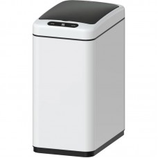 Відро для сміття сенсорне прямокутне KR TC-020408-08 8 л колір білий (KR5589)