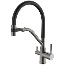 Змішувач для кухні MixPremium Gravity 021 GRAPHITE REFL.BLACK (MI6979)