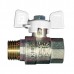 Кран кульовий Kr 1/2" ГШБ (KR.218.W) білий (KR0182) Кран кульовий Kr 1/2" ГШБ (KR.218.W) білий (KR0182)