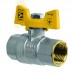 Кран кульовий KR KG.207 — 1/2" FF ГГБ (газ) (KR4958)