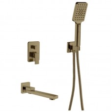 Вбудована душова система HB KUBUS 009 (INNER) BRUSHED GOLD (HB9629) Вбудована душова система HB KUBUS 009 (INNER) BRUSHED GOLD (HB9629)