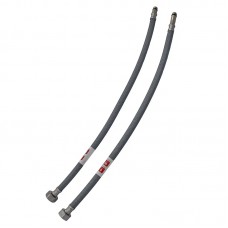 Гнучка підводка Zer ZHN-02-F1/2"xM10-030 (нейлонова обплетення, гайки неірж) (пара) (ZX5155)