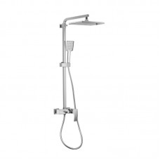 Душова колона KR KB-58007-04 зі змішувачем водоспад, 3 функції (Кольоровий + білий) (KR5161)