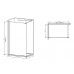 Душова перегородка Mix Premium FLAT SP01-140x200-TR Chrome Walk-In прозоре скло 8 мм (MI6853)