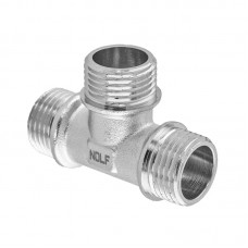 Трійник NL NFC.T06MMM-N-1/2"MMM нікельований (NF3101)