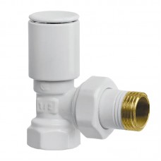 Кран для сушарки для рушників кутовий KR KR.531.White — 1/2" (KR5104)