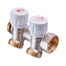 Колектор із регульованими вентилями на 2 ісх. RH R809-02 - 3/4"x3/4" EK (RO0249) Колектор із регульованими вентилями на 2 ісх. RH R809-02 - 3/4"x3/4" EK (RO0249)