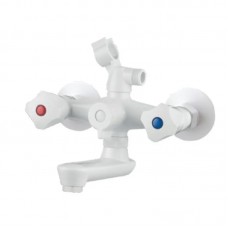 Змішувач для ванни PL OMEGA-142 EURO SET WHITE (зі шлангом, лійкою та кронштейном) (MX9699) Змішувач для ванни PL OMEGA-142 EURO SET WHITE (зі шлангом, лійкою та кронштейном) (MX9699)