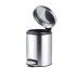 Відро для сміття з плавним закриванням кругле Mix Ellipse-TC0205 SS Color 5 л колір неіржавка (MI7076)