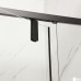 Душова кабіна без піддона Mix Premium BEVEL SC01-100x80x195-TR Black прозоре скло 6 мм (MI6870)