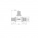Тройник равнопроходной KR KA.T20 - 20(2.8mm) x 20(2.8mm) x 20(2.8mm) (KR4885)