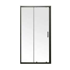 Двері в нішу Mix Premium DIVERSE SD01-140x185-TR Black прозоре скло 5 мм (MI6878)