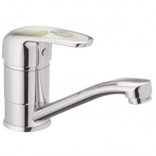 Змішувач для умивальника Hb Magic 555 (15 см) із сірою ручкою (HB0670) Змішувач для умивальника Hb Magic 555 (15 см) із сірою ручкою (HB0670)