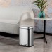 Відро для сміття з плавним закриванням прямокутне Mix Premium Style-TC0305 SS Color 5 л колір неіржавка сталь