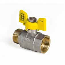 Кран кульовий KR 1" ГШБ газ (KR.518.PR.GAS) (KR0054) Кран кульовий KR 1" ГШБ газ (KR.518.PR.GAS) (KR0054)