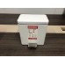 Мусорное ведро с плавным закрытием прямоугольное KR TC-010306-08 6 л цвет белый (KR5601) Мусорное ведро с плавным закрытием прямоугольное KR TC-010306-08 6 л цвет белый (KR5601)