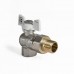 Кран з американкою 1/2" (Kr KR.228.W) кутовий білий (KR0099) Кран з американкою 1/2" (Kr KR.228.W) кутовий білий (KR0099)