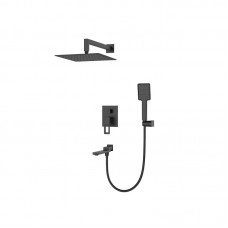 Вбудована душова система зі змішувачем KR KB-66009-05 (Кольор чорний) (KR3509)