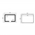 Дзеркало Mix HARD MR07-80x50 з Led Touch, Anti-fog, димером, регулятором яскравості (MI6658)