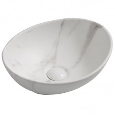 Раковина накладная MIXXUS PREMIUM ELLIPSE-0108 MARBLE 400х330х145mm (MP6526) Раковина накладная MIXXUS PREMIUM ELLIPSE-0108 MARBLE 400х330х145mm (MP6526)