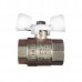 Кран шаровый Kr 3/4" ГГБ (KR.217.W) белый (KR0179)