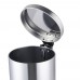 Відро для сміття з плавним закриванням кругле Mix Ellipse-TC0205 SS Color 5 л колір неіржавка (MI7076)