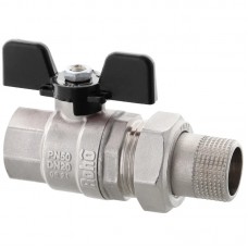 Кран з американкою Rh R105-075B — 3/4" прямий (RO0111) Кран з американкою Rh R105-075B — 3/4" прямий (RO0111)