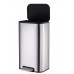 Відро для сміття з плавним закриванням прямокутне Mix Cubic-TC0112 SS Color 12 л колір неіржавка (MI7089)