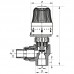 Кран термостатический с термоголовкой угловой 25x3/4 PPR Kr K0154.PRO (KP0196)