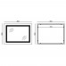 Дзеркало Mix STYLE MR13-80x60-Reverse з Led Touch, Anti-fog, димером, регулятором яскравості (MI6666)