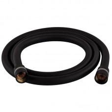 Шланг для душу Zer Black.F03 150 см силіконовий (колір чорний) (ZX5566)