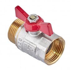 Кран кульовий Waterpro WP607-25FMW — 1" ГШБ (сталевий метелик) (WP3295)