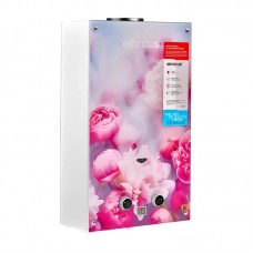 Газова колонка Mix GWH-0410 BASIC GLASS димохідна 10 л/хв (панель зі скла з малюнком) (WH0025)
