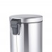 Відро для сміття з плавним закриванням кругле Mix Ellipse-TC0205 SS Color 5 л колір неіржавка (MI7076)