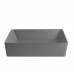 Раковина накладная Mixxus Premium QUADRO-0108 GRAY 550x390x145mm (MP6652)