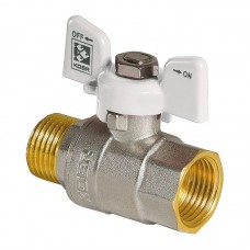 Кран шаровый Kr 3/4" ГШБ (KR.218.W) белый (KR0183) Кран шаровый Kr 3/4" ГШБ (KR.218.W) белый (KR0183)