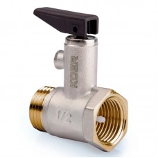 Запобіжний клапан для бойлера KR KR.1046.K — 1/2” 6BAR (з ручкою) (KR4764)