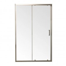 Двері в нішу Mix Premium DIVERSE SD01-120x185-TR Chrome прозоре скло 5 мм (MI6873)