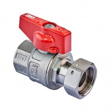 Кран кульовий прямий Н/Г RH R115-075 -3/4"х3/4" ВВ, ручка "метелик" червона (RO0233) Кран кульовий прямий Н/Г RH R115-075 -3/4"х3/4" ВВ, ручка "метелик" червона (RO0233)