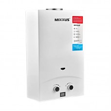 Газова колонка Mix GWH-0110 BASIC WHITE димохідна 10 л/хв (колір білий) (WH0022)