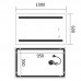 Дзеркало Mix Premium LINES MR17-100x60-Reverse з Led Touch, Anti-fog, димером, регулятором яскравості (MP6625) Дзеркало Mix Premium LINES MR17-100x60-Reverse з Led Touch, Anti-fog, димером, регулятором яскравості (MP6625)